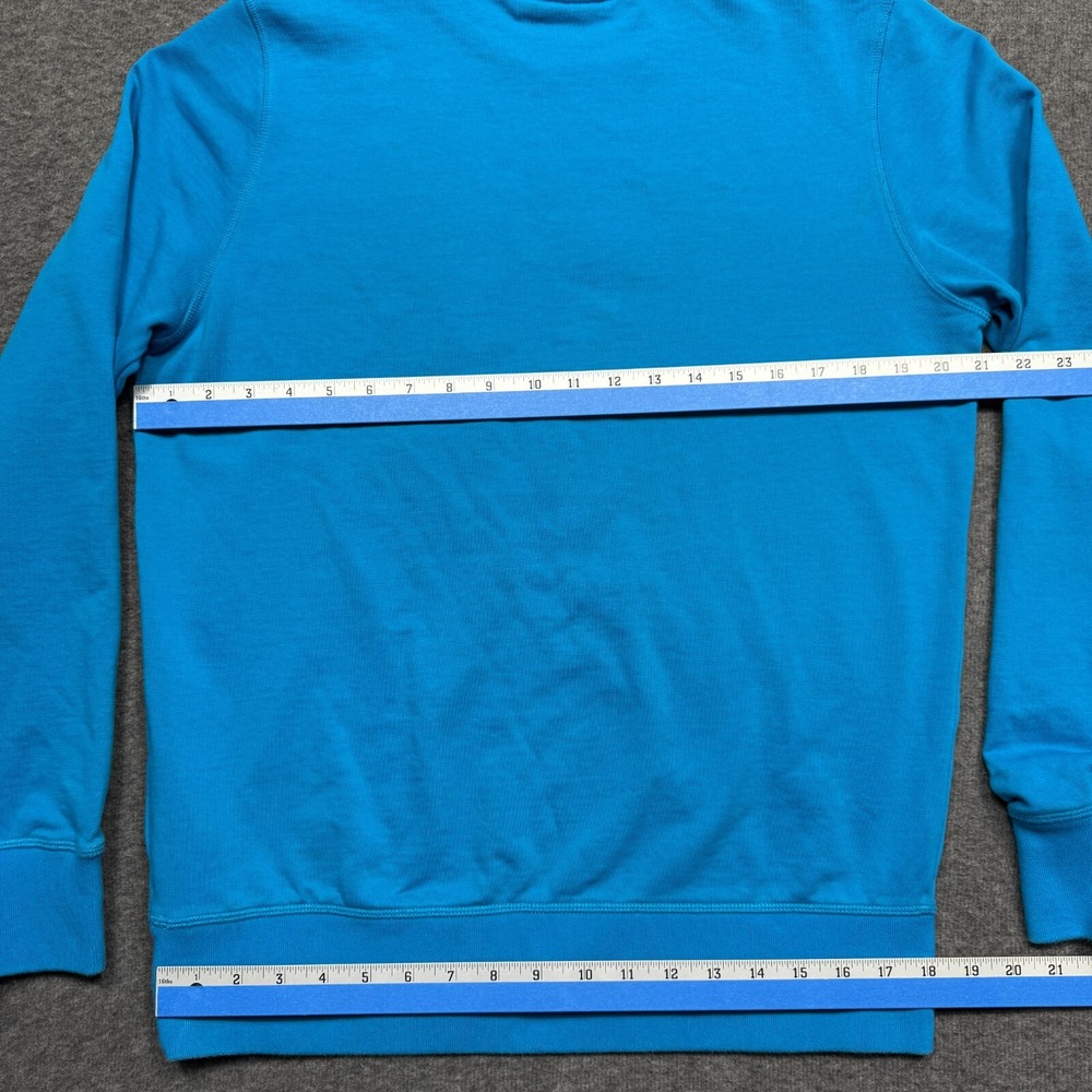 Psycho Bunny Mens Small Blue Hindes Crew Sweatshirt Cotton Pullover Sweater - Picture 10 of 13